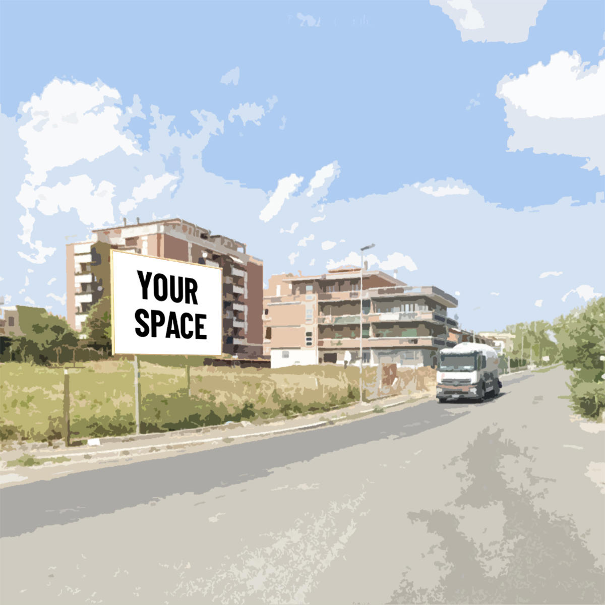 SPAZIO PUBBLICITARIO 400 x 300 Via Venere (GUIDONIA MONTECELIO) Dal 19/10/2026 al 01/11/2026 14 giorni